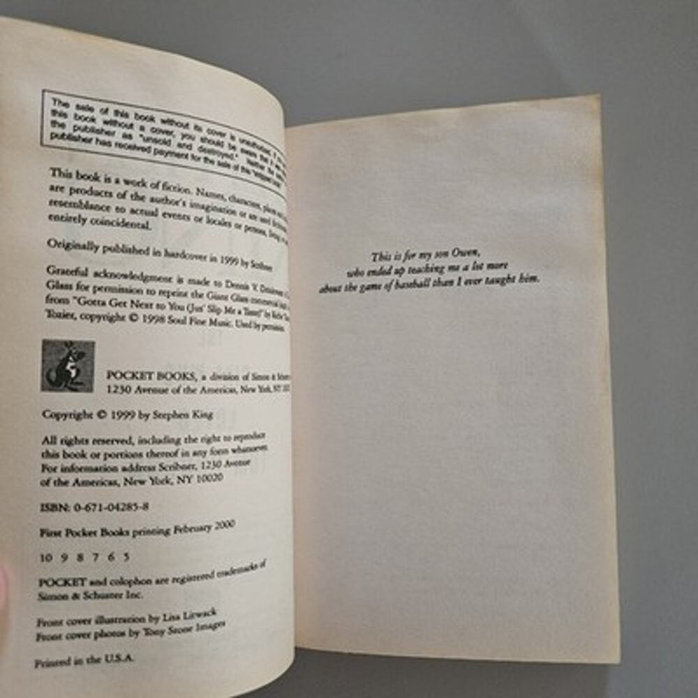The Girl Who Loved Tom Gordon - Stephen King - Paperback Book - Horror Thriller - Picture 10 of 10